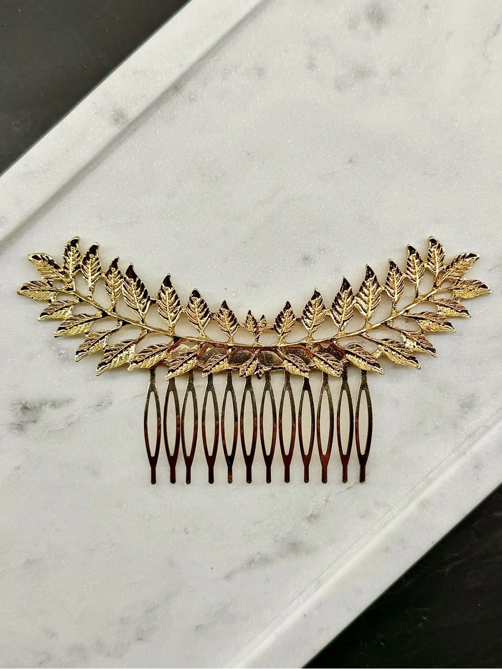 🍒3/$30 New Gold Laurel Vintage-Inspired Hair Comb